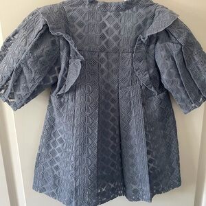 Chloe Kids Blue Lace Dress